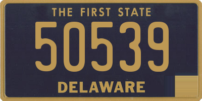 DE license plate 50539