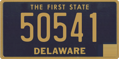 DE license plate 50541