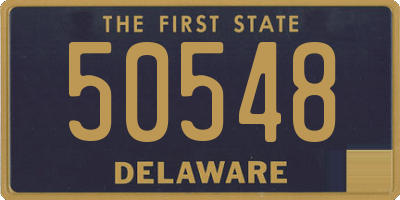 DE license plate 50548