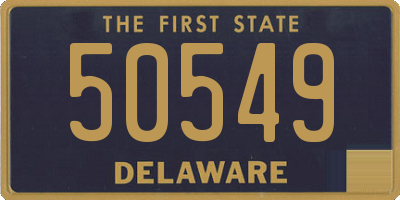 DE license plate 50549