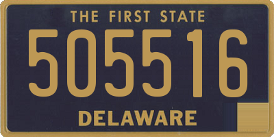 DE license plate 505516