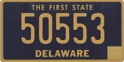 DE license plate 50553