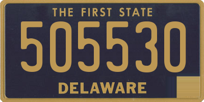 DE license plate 505530