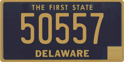 DE license plate 50557