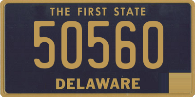 DE license plate 50560