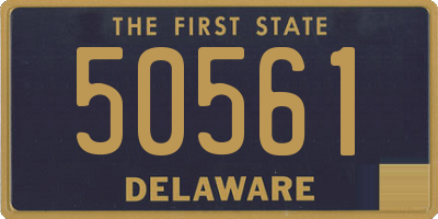 DE license plate 50561