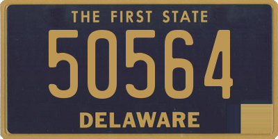 DE license plate 50564