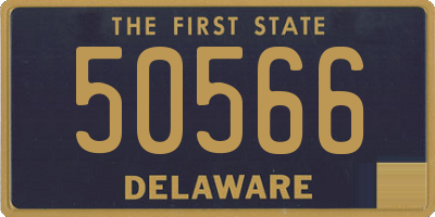 DE license plate 50566