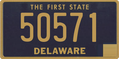 DE license plate 50571