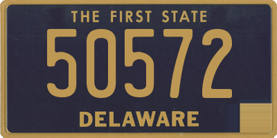 DE license plate 50572