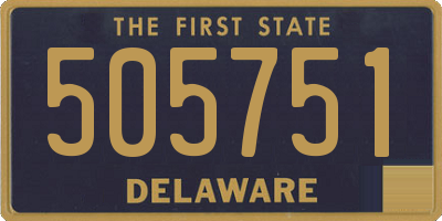 DE license plate 505751