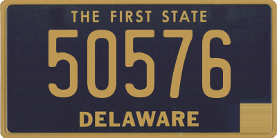 DE license plate 50576