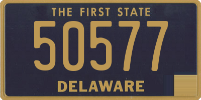 DE license plate 50577