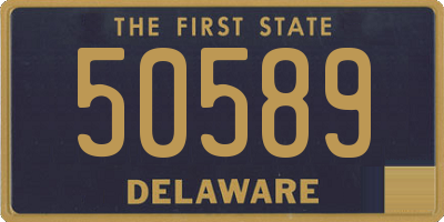 DE license plate 50589