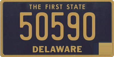 DE license plate 50590