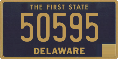 DE license plate 50595