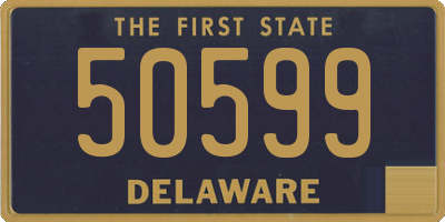 DE license plate 50599