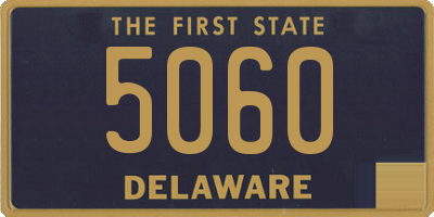 DE license plate 5060