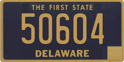 DE license plate 50604