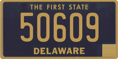 DE license plate 50609