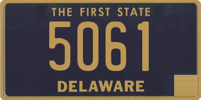 DE license plate 5061