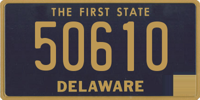 DE license plate 50610