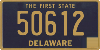 DE license plate 50612
