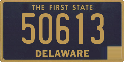 DE license plate 50613