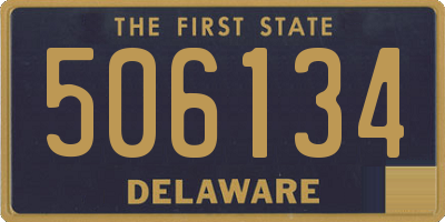 DE license plate 506134