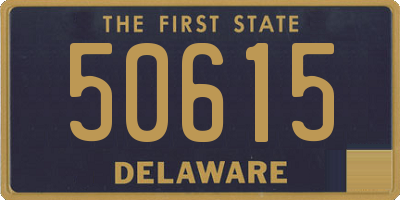 DE license plate 50615