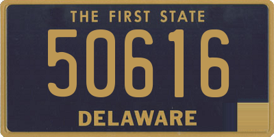 DE license plate 50616