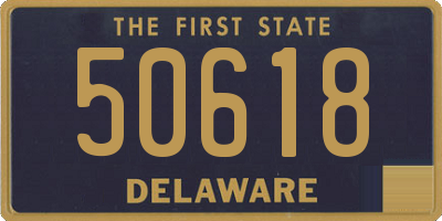 DE license plate 50618