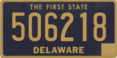 DE license plate 506218
