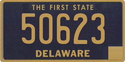 DE license plate 50623