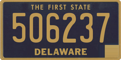 DE license plate 506237