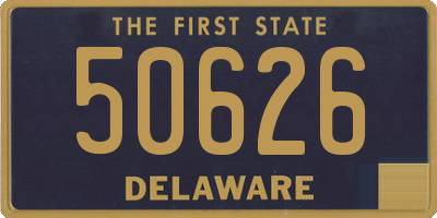 DE license plate 50626