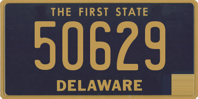 DE license plate 50629