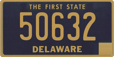 DE license plate 50632