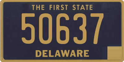 DE license plate 50637