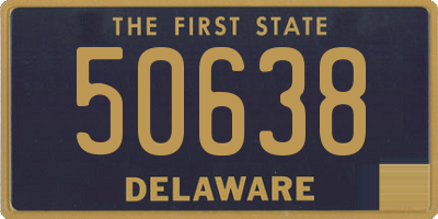 DE license plate 50638