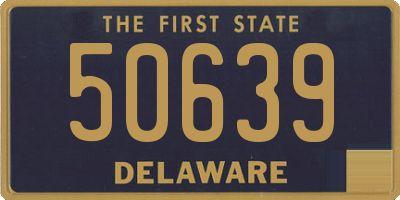 DE license plate 50639