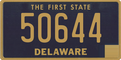 DE license plate 50644