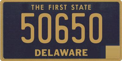 DE license plate 50650