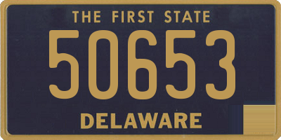 DE license plate 50653