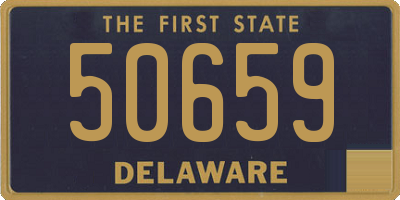 DE license plate 50659