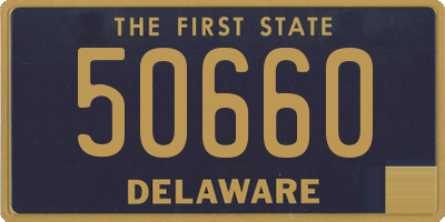 DE license plate 50660