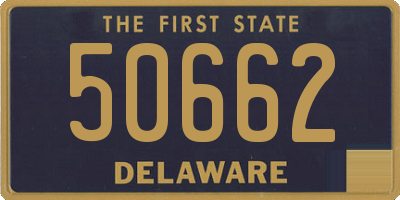 DE license plate 50662