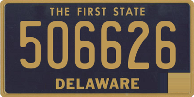 DE license plate 506626