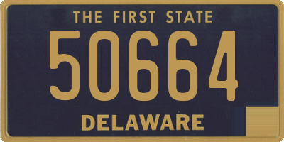 DE license plate 50664
