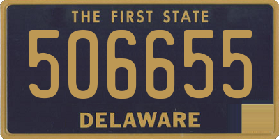 DE license plate 506655